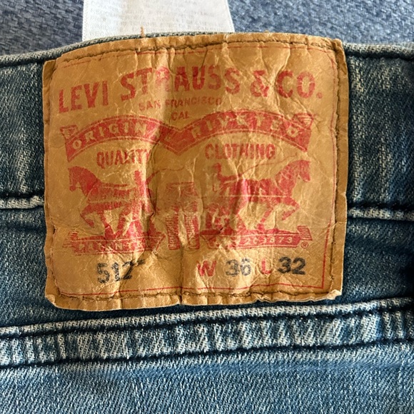 Levi 512 Jeans 36x32” - Picture 4 of 7